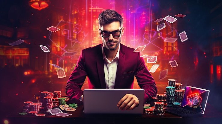 Live blackjack table at biliar with professional dealer and players